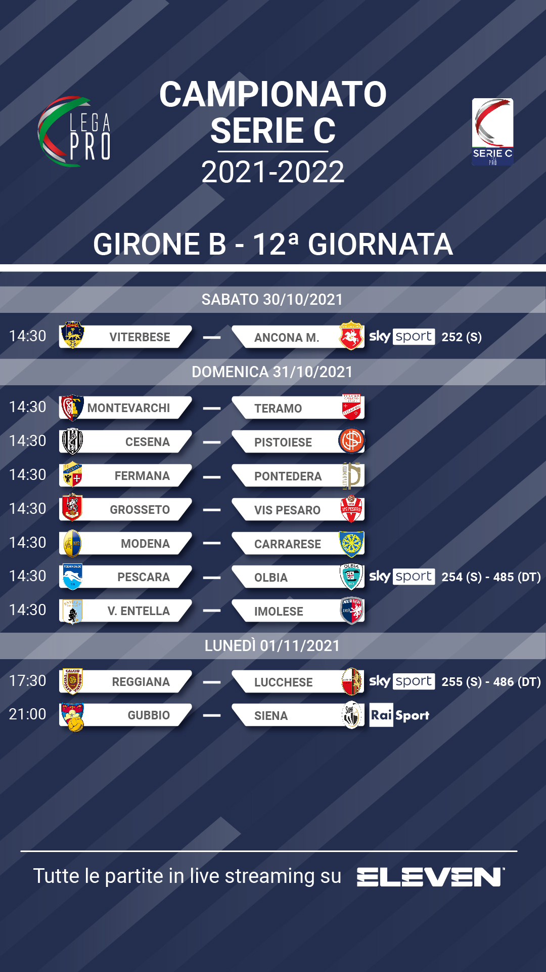 Storia_Incontri_girone_B | LEGA PRO